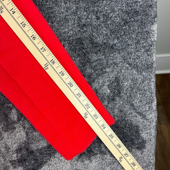 J. Crew Wool Blend Lined Faux Fur Hooded Coat Jacket Pockets Red Women's 4 - Picture 11 of 13